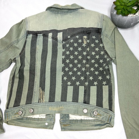 Thread & Supply distressed‎ jean jacket - Picture 2 of 9